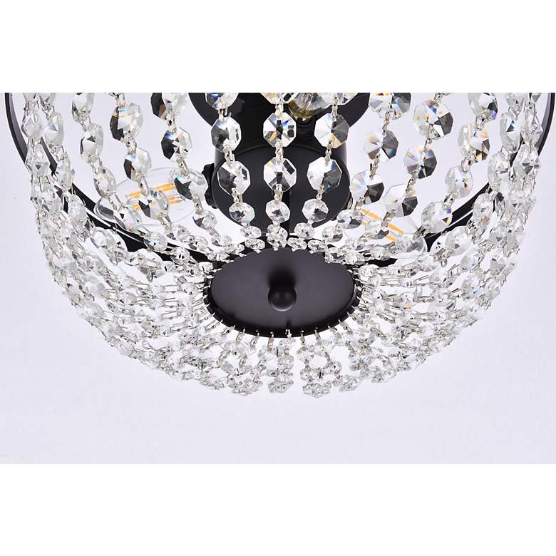 Image 5 Cora 13" Flush Mount In Black more views