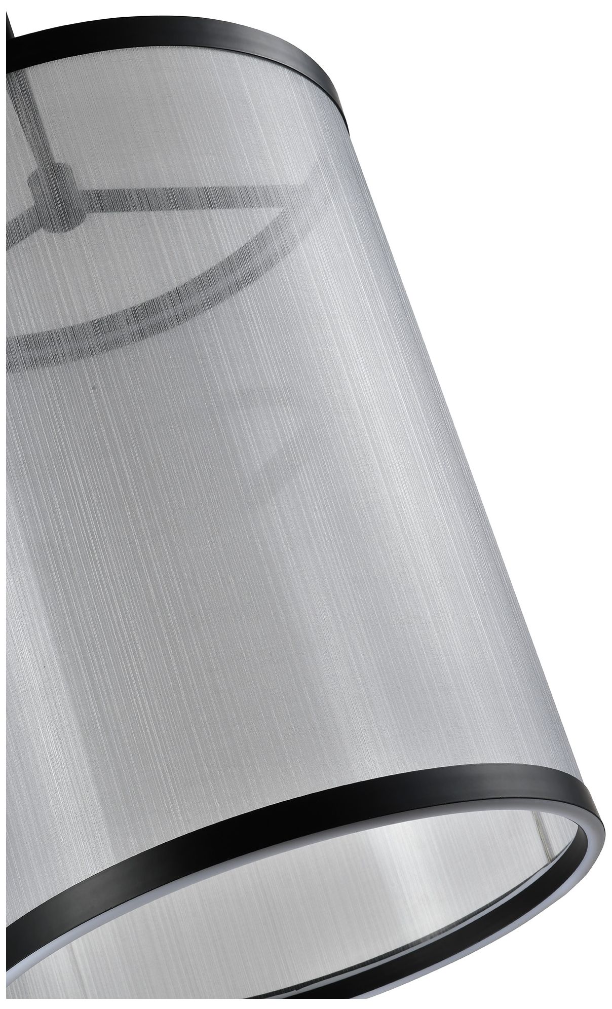 Cora 17 3/4" Wide Black LED Cylinder Pendant Light