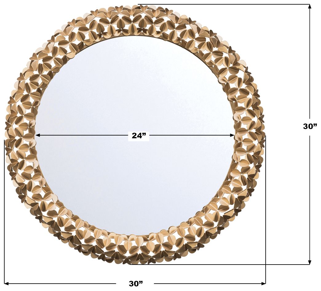 Cora 30'' Soft Gold Mirror