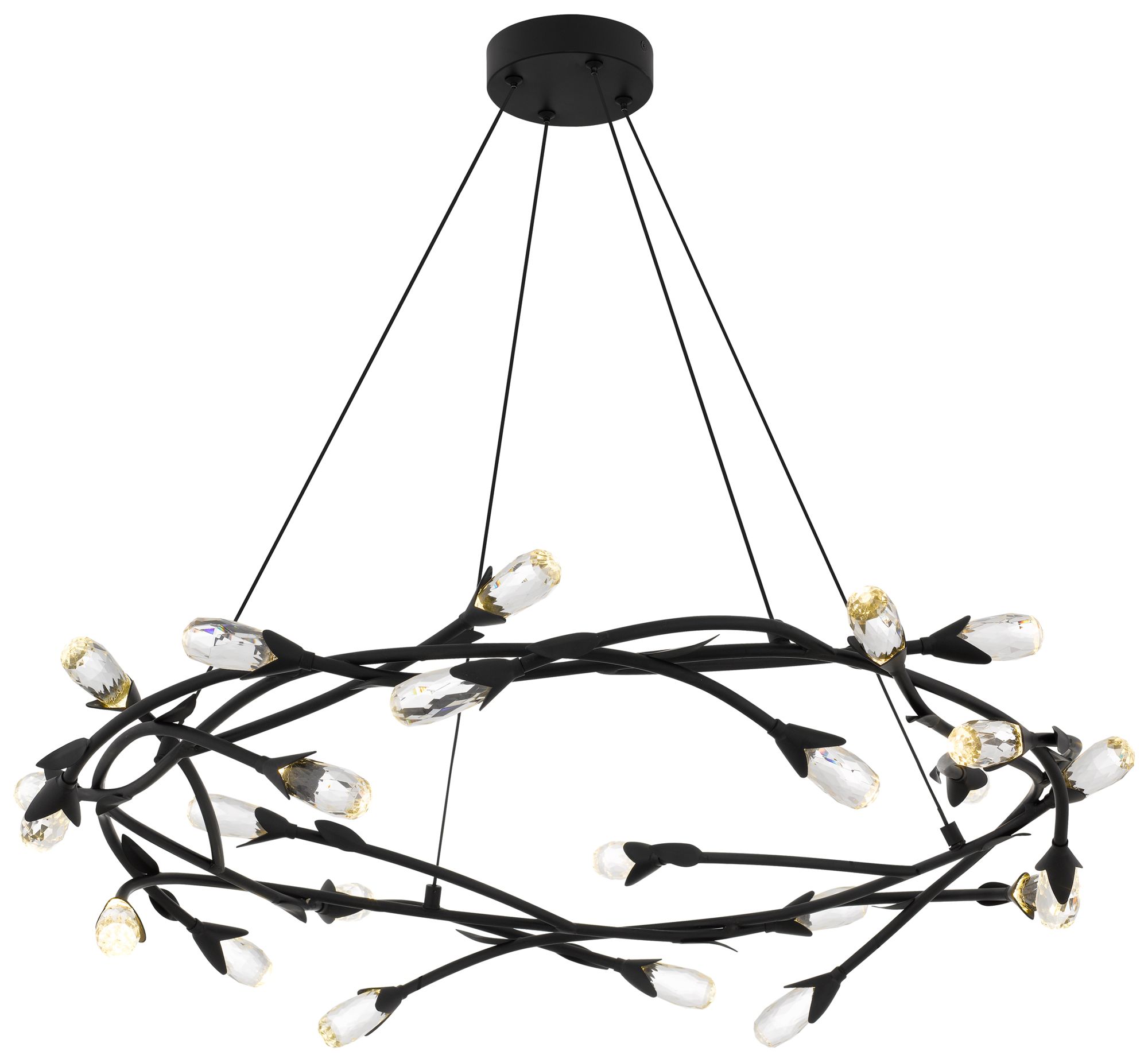 Image 5 Cora Integrated LED Matte Black Pendant Light more views