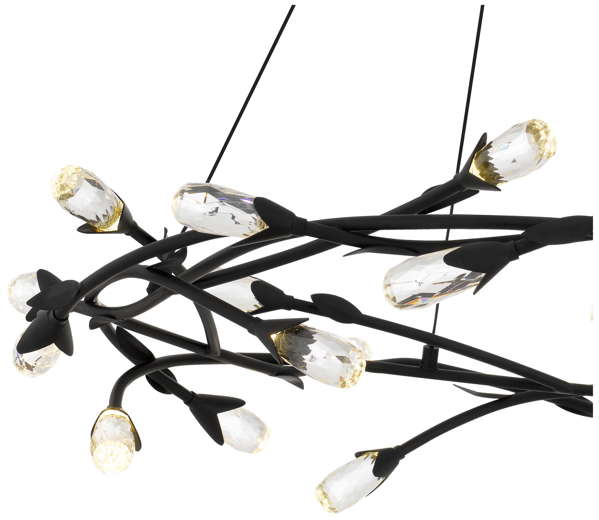 Image 6 Cora Integrated LED Matte Black Pendant Light more views