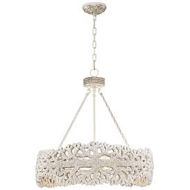 Image2 of Coral 25" Wide Natural Round Chandelier