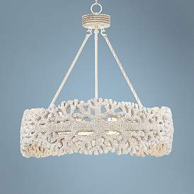 Image1 of Coral 25" Wide Natural Round Chandelier
