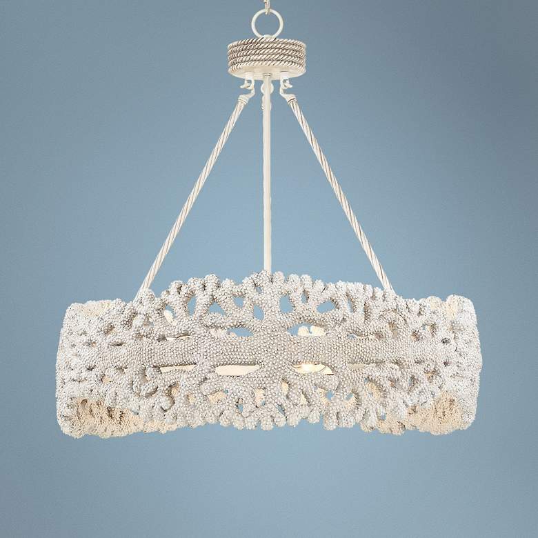 Image 1 Coral 25" Wide Natural Round Chandelier