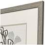 3_Coral Blockprint II 28"W x 32"H Coastal Framed Art more views