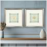 4_Coral Circles I 20"W x 20"H Framed Art Set of 2 more views