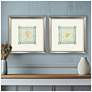 4_Coral Circles II 20"W x 20"H Framed Art Set of 2 more views