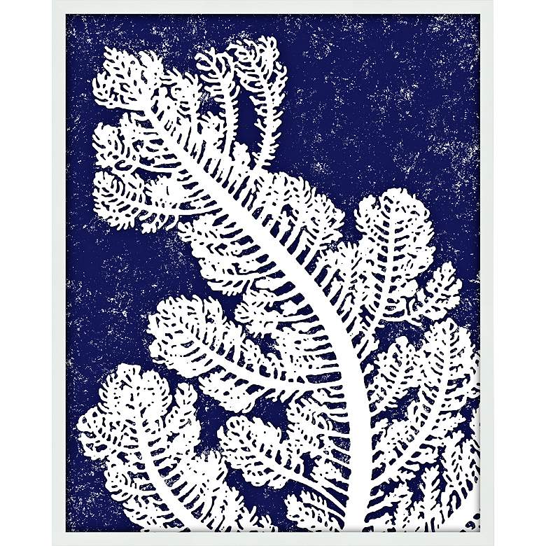 Image 1 Coral IV 21 inch High Abstract Giclee Silkscreened Wall Art