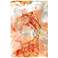 Coral Lace 1 48" High Frameless Tempered Glass Wall Art