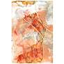 Coral Lace I 48" High Free Floating Glass Graphic Wall Art in scene