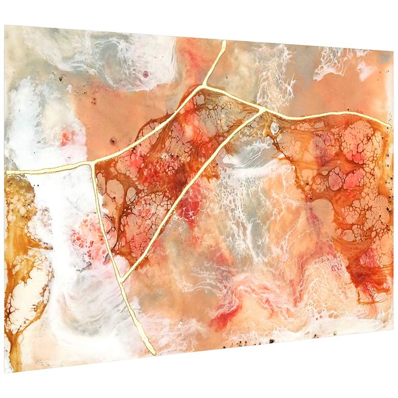 Image 5 Coral Lace I 48" High Free Floating Glass Graphic Wall Art more views