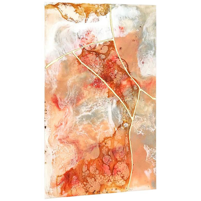 Image 6 Coral Lace I 48" High Free Floating Glass Graphic Wall Art more views