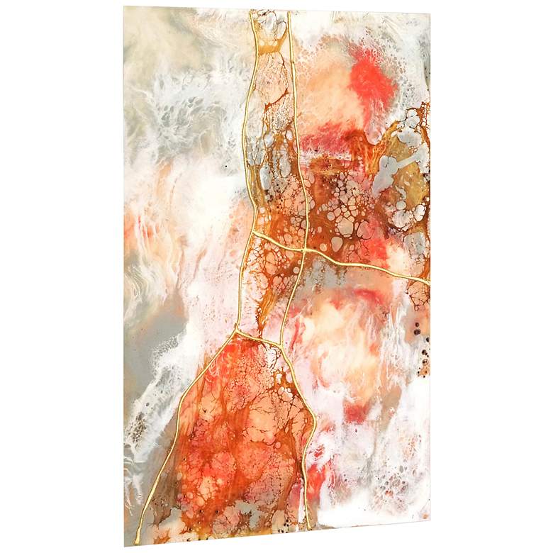 Image 3 Coral Lace II 48" High Free Floating Glass Graphic Wall Art
