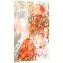 Coral Lace II 48" High Free Floating Glass Graphic Wall Art in scene