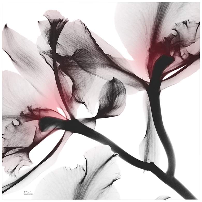 Image 2 Coral Luster 2 24" Square Tempered Glass Graphic Wall Art