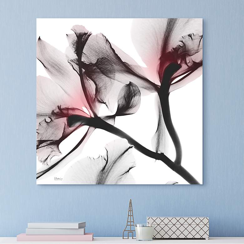 Image 1 Coral Luster 2 24" Square Tempered Glass Graphic Wall Art
