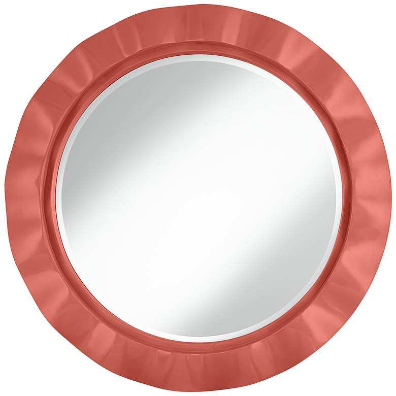 Image 1 Coral Reef 32" Round Brezza Wall Mirror