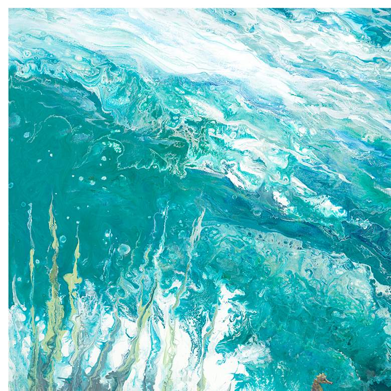 Image 2 Coral Reef 40" Wide All-Weather Outdoor Canvas Wall Art more views