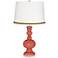 Coral Reef Apothecary Table Lamp with Braid Trim