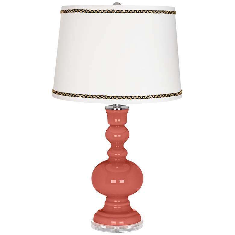 Image 1 Coral Reef Apothecary Table Lamp with Ric-Rac Trim