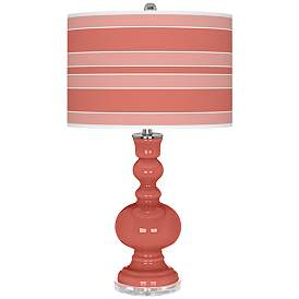 Image1 of Coral Reef Bold Stripe Apothecary Table Lamp