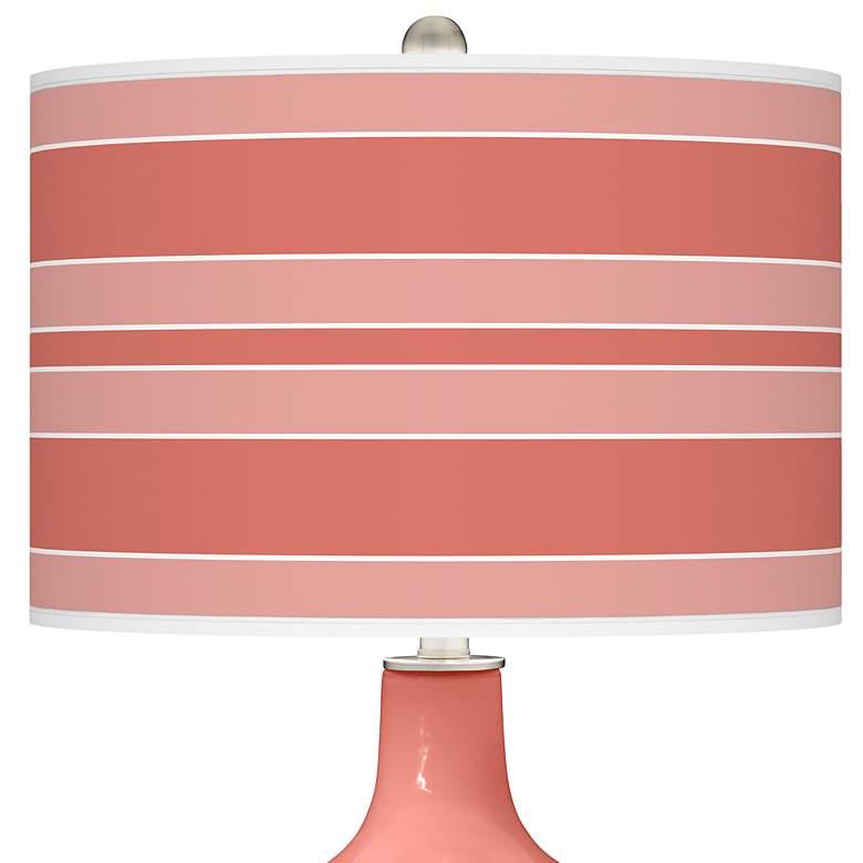 Image 2 Coral Reef Bold Stripe Ovo Table Lamp more views