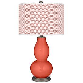 Image1 of Coral Reef Diamonds Double Gourd Table Lamp