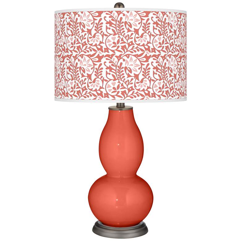 Image 1 Coral Reef Gardenia Double Gourd Table Lamp