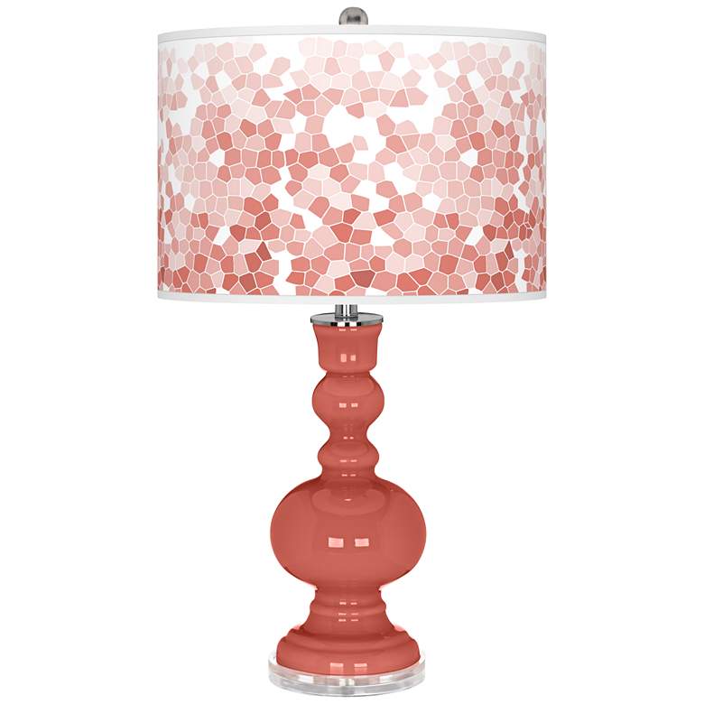 Image 1 Coral Reef Mosaic Giclee Apothecary Table Lamp