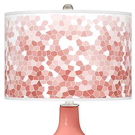 Image2 of Coral Reef Mosaic Giclee Ovo Table Lamp more views