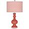 Coral Reef Narrow Zig Zag Apothecary Table Lamp