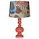 Coral Reef Tropic Drum Shade Apothecary Table Lamp