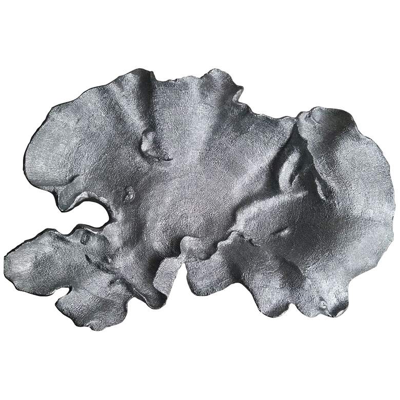 Image 1 Coral Textured Silver Decorative Tray