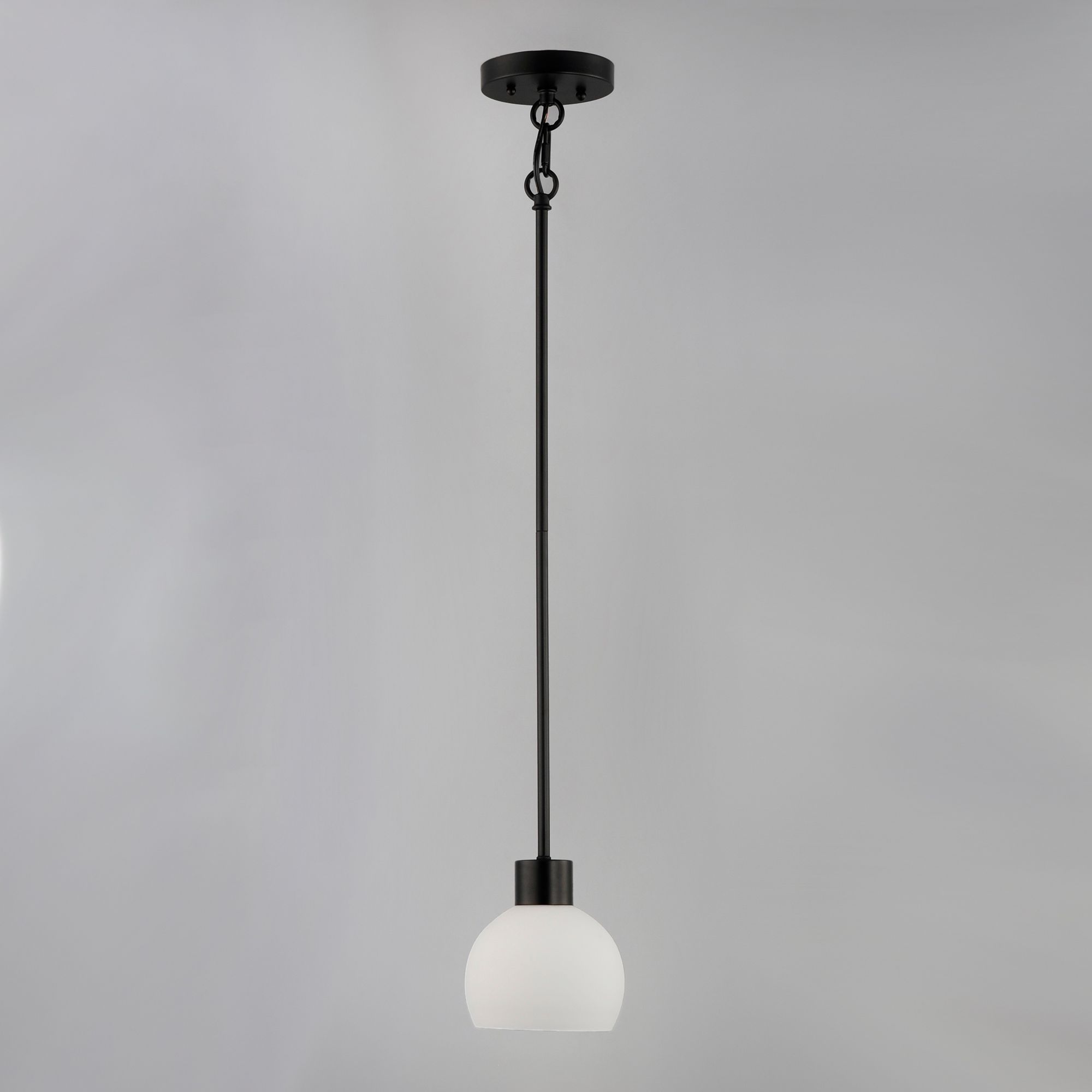 Image 3 Coraline 1-Light 6" Wide Black Pendant Light more views