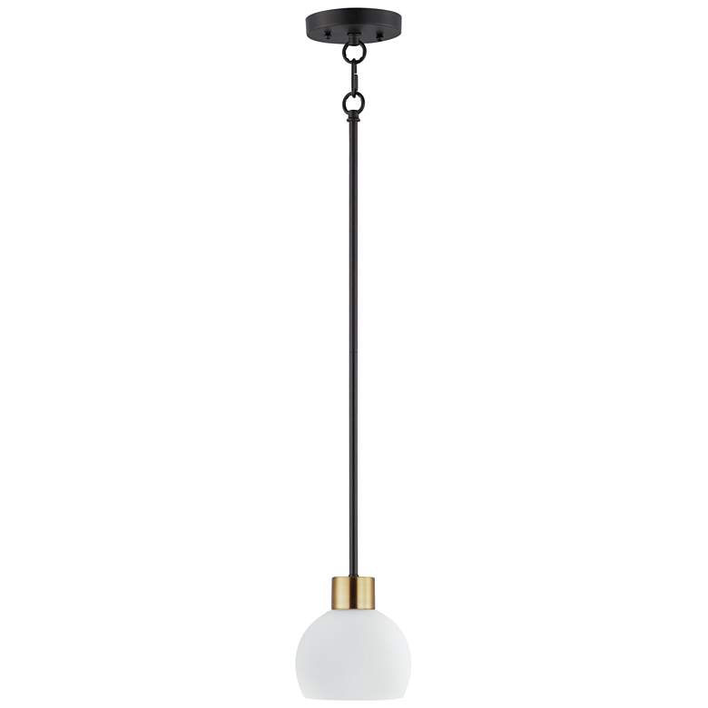 Image 1 Coraline 1-Light 6" Wide Bronze Rupert Pendant Light
