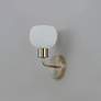 2_Coraline 1-Light 6" Wide Satin Nickel Wall Sconce more views