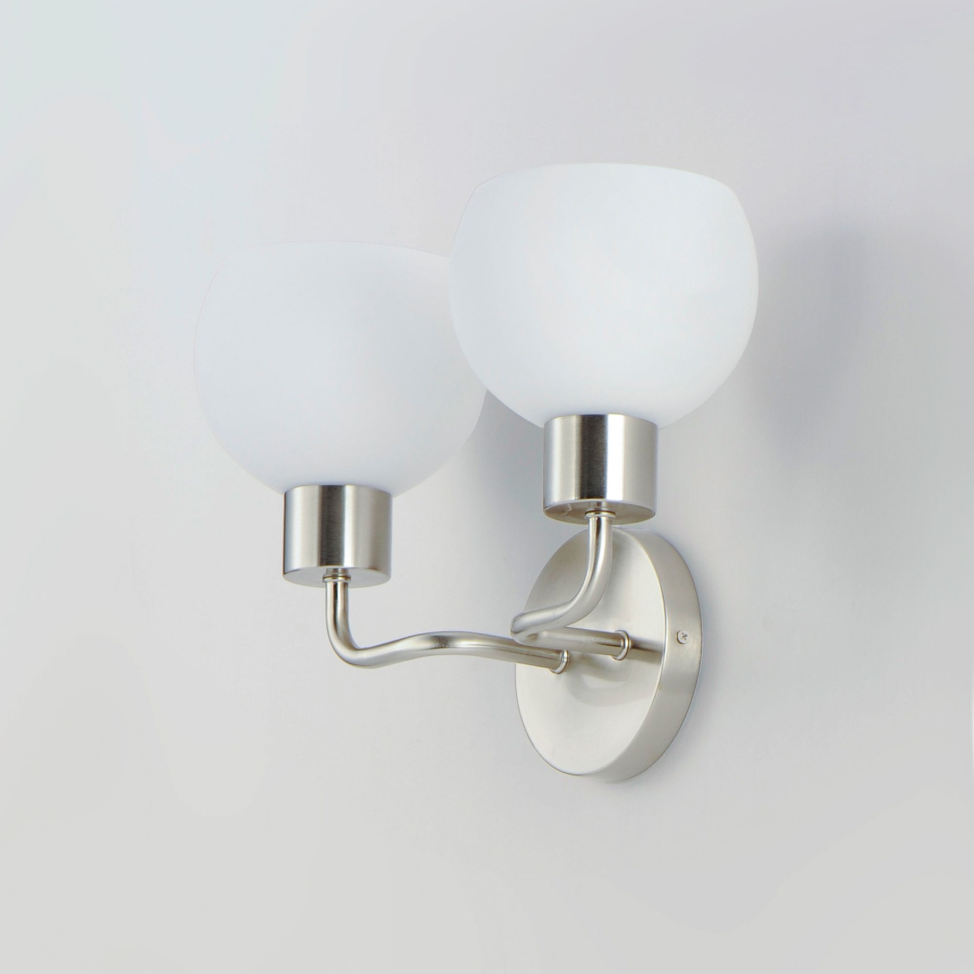Image 4 Coraline 2-Light 14.5" Wide Satin Nickel Wall Sconce more views
