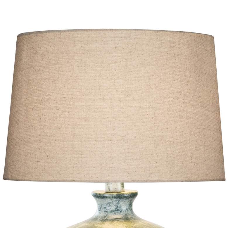 Image 2 Coraline 28" Jade Green Hydrocal Vase Table Lamp with LED Bulb more views