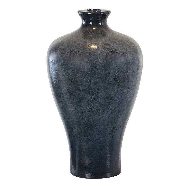 Image 3 Coraline 29" Hydrocal Blue Vase Table Lamp with LED Bulb more views