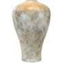 3_Coraline Alabaster Gray 28" High Handcrafted Hydrocal Vase Table Lamp more views