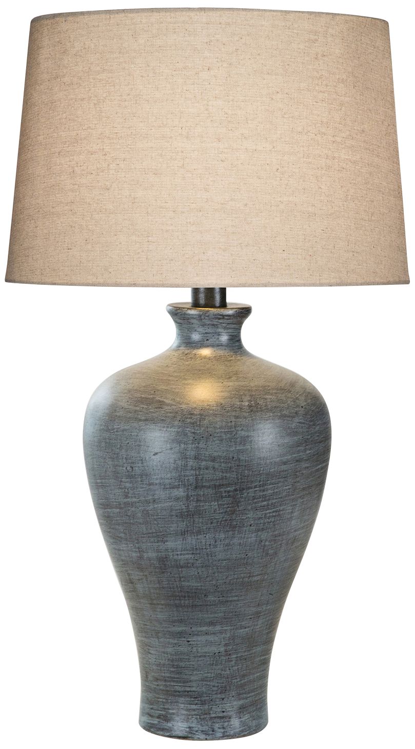 blue farmhouse lamp