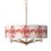 Corallium Ava 6-Light Nickel Pendant Chandelier