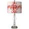 Corallium Giclee Apothecary Clear Glass Table Lamp