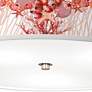 3_Corallium Giclee Nickel 20 1/4" Wide Ceiling Light more views