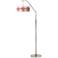 Corallium Giclee Shade Arc Floor Lamp