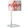 Corallium Glass Inset Table Lamp