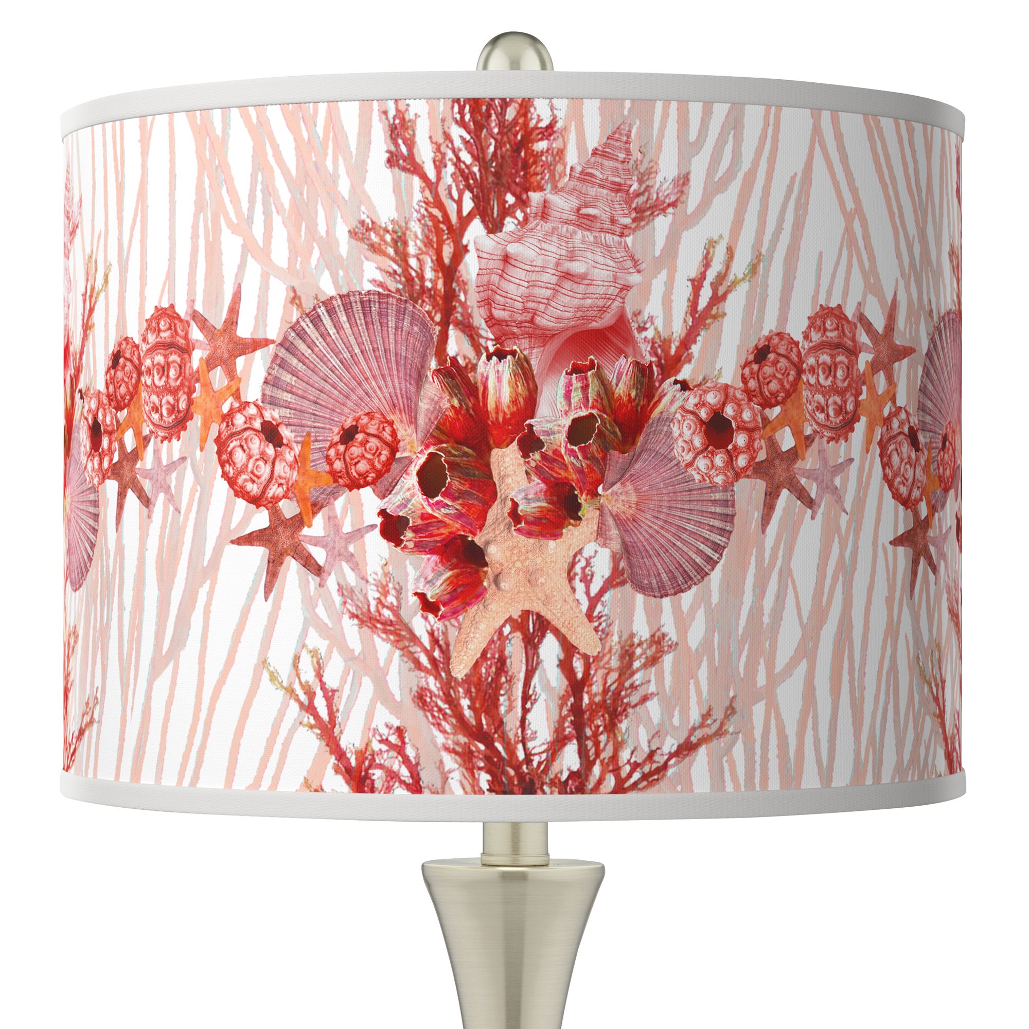 Image 2 Corallium Trish Brushed Nickel Touch Table Lamps Set of 2 more views