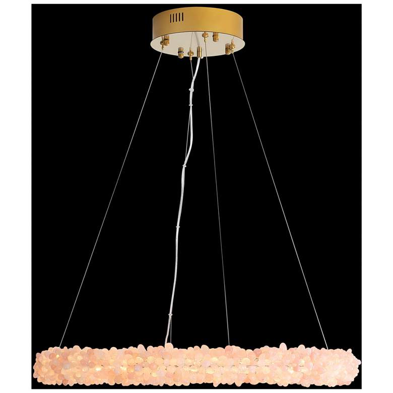 Image 1 Corallo 22" LED Chandelier in Coral