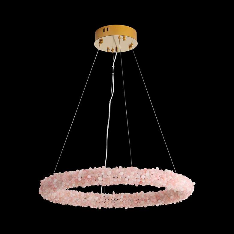 Image 2 Corallo 22" LED Chandelier in Coral more views