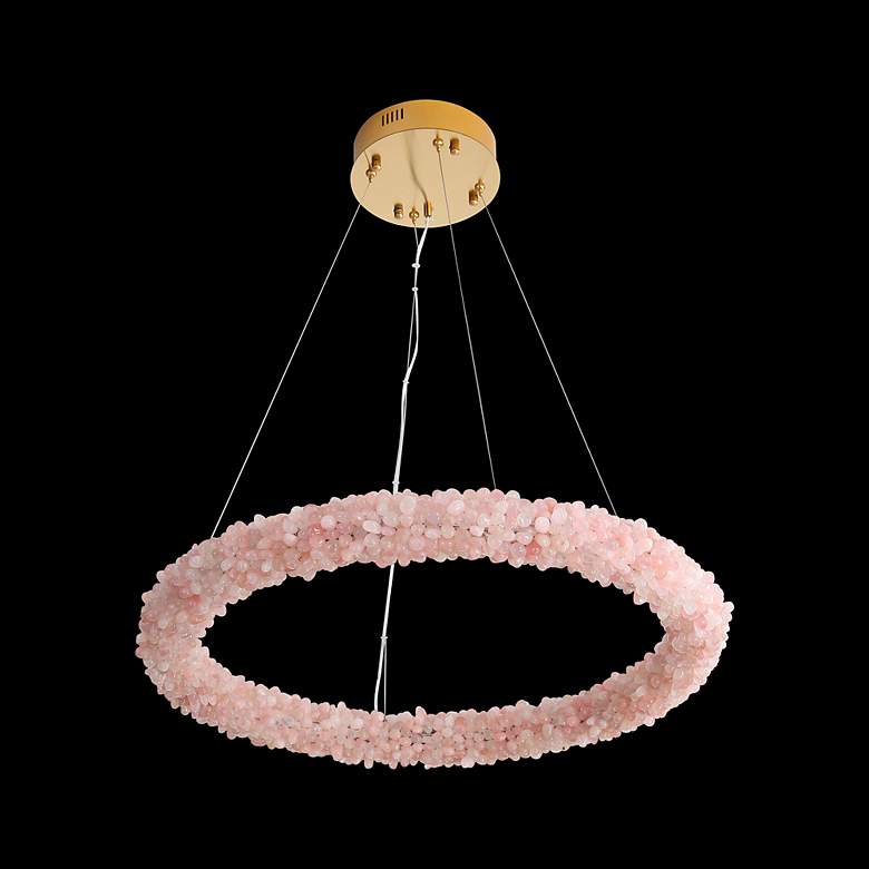 Image 4 Corallo 22" LED Chandelier in Coral more views